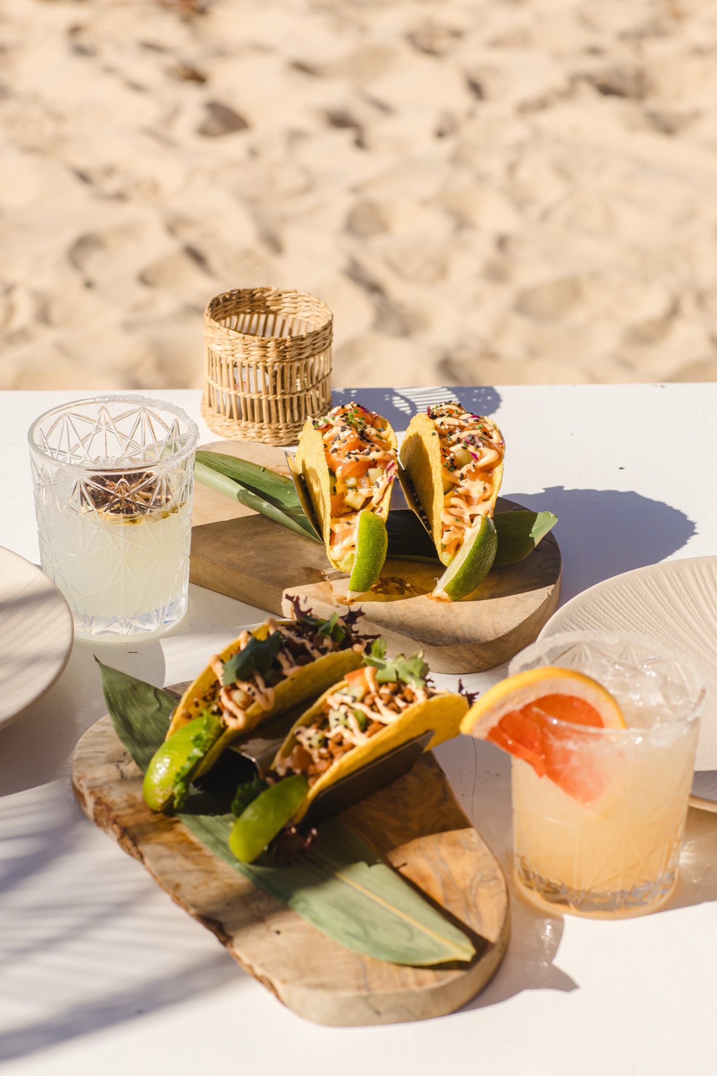 Escena de cena en el restaurante Kailua