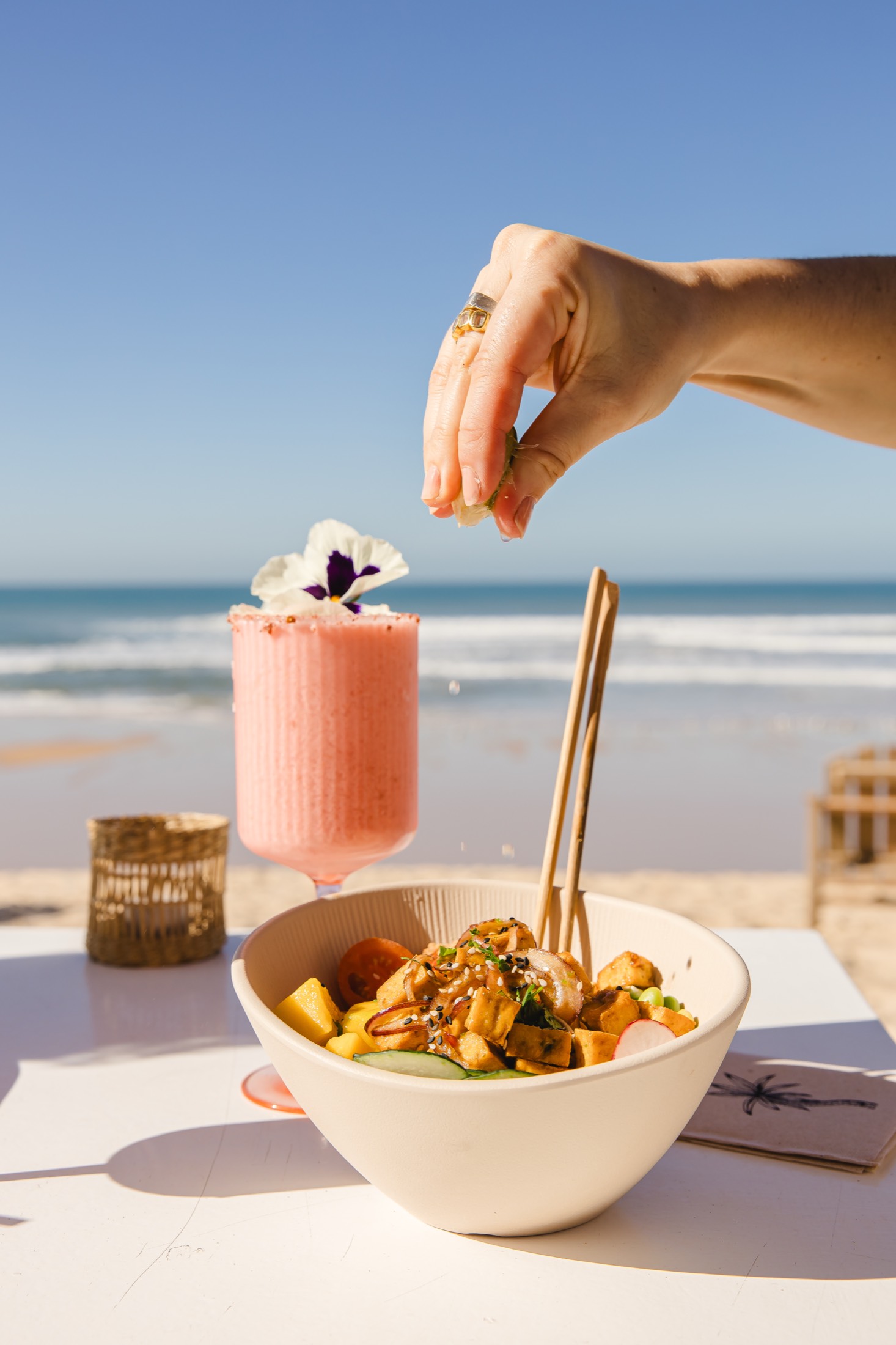 Escena de cena en el restaurante Kailua