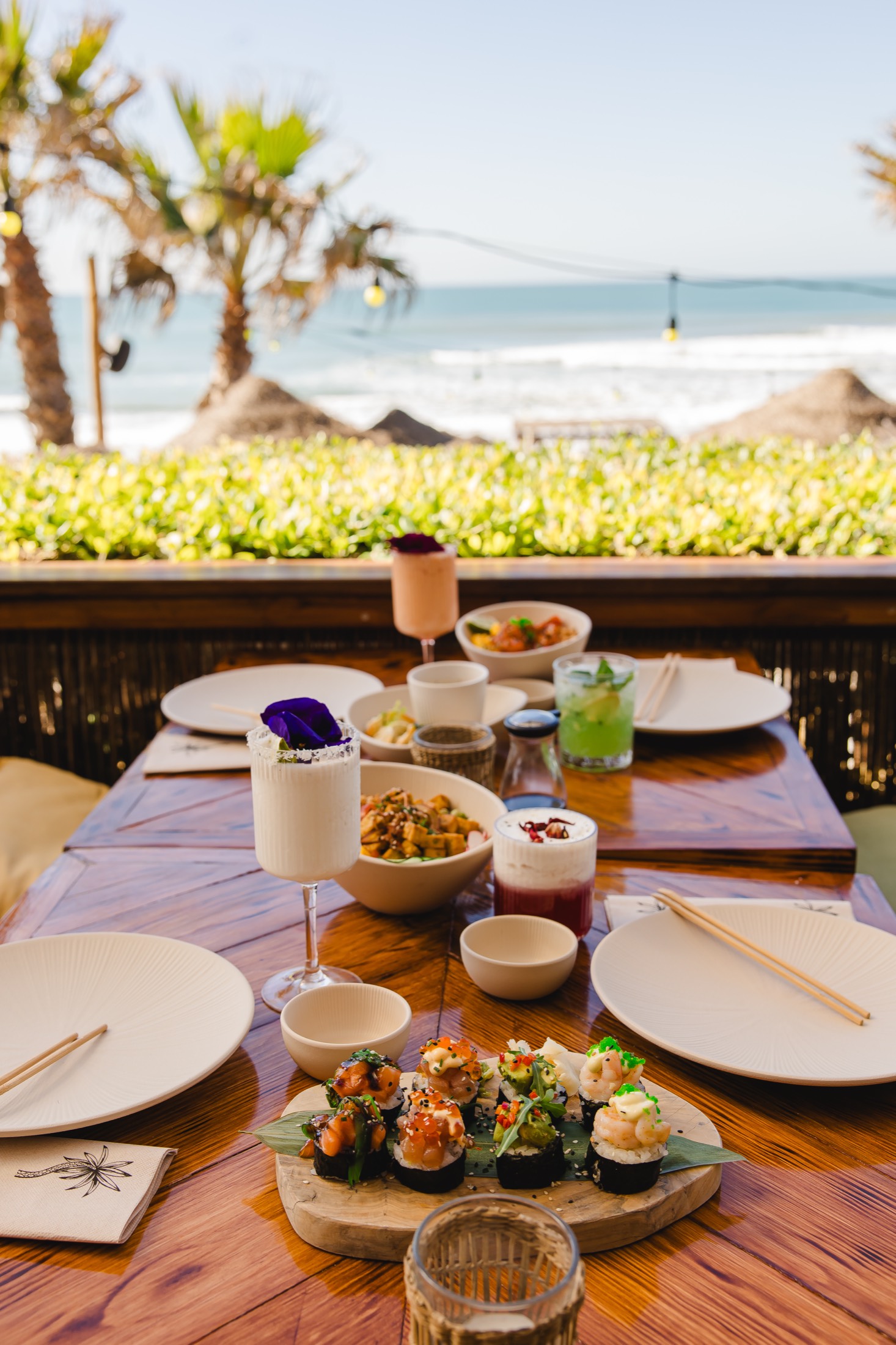 Escena de cena en el restaurante Kailua