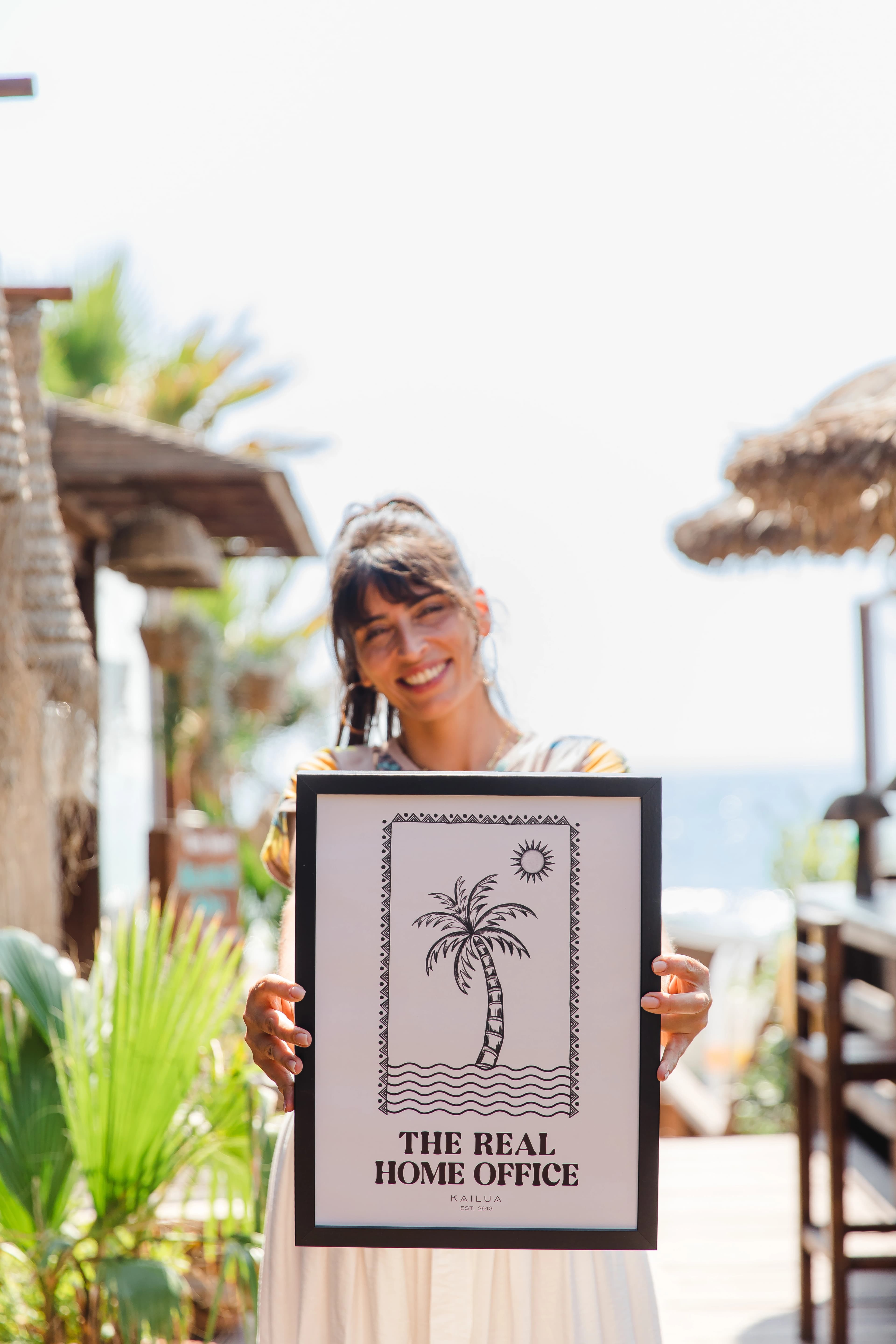 Poster "The Real Home Office"